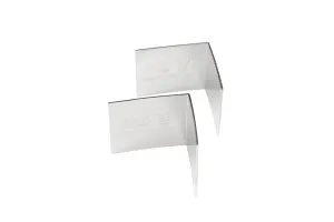 Lauxes Tile Inset Plus Floor Grate & Next Generation Floor Grate Corner Joiner 90 degree 35mm High (Pack of 2) - Silver by null, a Shower Grates & Drains for sale on Style Sourcebook