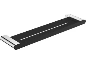 Lincoln Shower Shelf 443 Chrome/Black by null, a Shelves & Soap Baskets for sale on Style Sourcebook