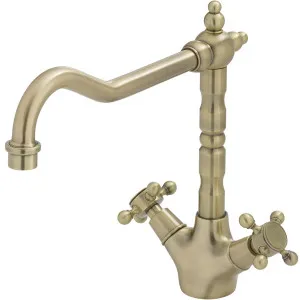 Lillian Sink Mixer 226 Champagne by null, a Laundry Taps for sale on Style Sourcebook