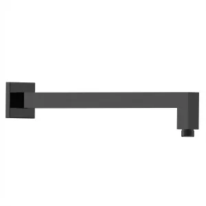 Suttor Shower Arm only Straight 400 Matte Black by null, a Shower Heads & Mixers for sale on Style Sourcebook