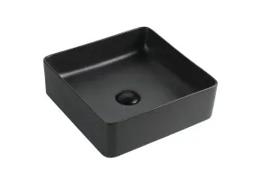 Carina Vessel Basin NTH Ceramic 405X405 Matte Black by null, a Basins for sale on Style Sourcebook