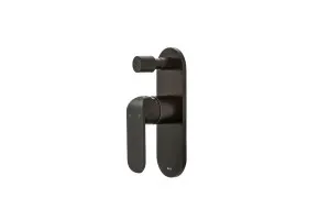 Jaya Wall/Shower Mixer w Diverter Matte Black by null, a Shower Heads & Mixers for sale on Style Sourcebook