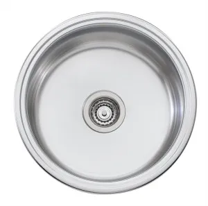 Solitaire Single Sink NTH 490 Stainless Steel by null, a Kitchen Sinks for sale on Style Sourcebook