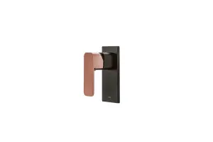 Elbrus Wall/Shower Mixer Black/Rose Gold by null, a Laundry Taps for sale on Style Sourcebook