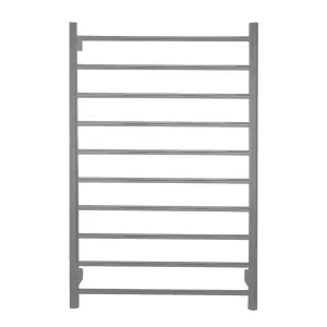Towel Rail Heated 600X920 Brushed Nickel by null, a Towel Rails for sale on Style Sourcebook