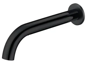 Hali Bath Outlet Curved 175 Matte Black by null, a Bathroom Taps & Mixers for sale on Style Sourcebook