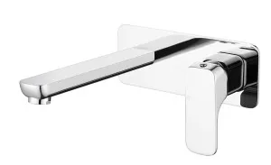 Allyn Wall Basin Set Straight 200 Chrome by null, a Bathroom Taps & Mixers for sale on Style Sourcebook