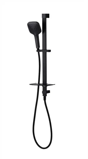 Monaco Rail Shower Matte Black by null, a Shower Heads & Mixers for sale on Style Sourcebook