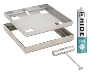 Skimmer lid F/glass Pool insp cover 156mmx8-11mm by null, a Shower Grates & Drains for sale on Style Sourcebook