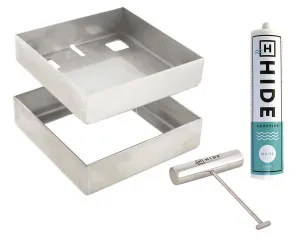 Skimmer lid F/glass Pool insp cover 156mmx25-32mm by null, a Shower Grates & Drains for sale on Style Sourcebook