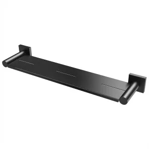 Radii Square Shower Shelf 424 Matte Black by null, a Shelves & Soap Baskets for sale on Style Sourcebook