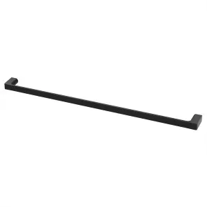 Gloss Towel Rail Single 800 Matte Black by null, a Towel Rails for sale on Style Sourcebook