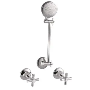 Goulburn 3 Piece Shower Sets Chrome by null, a Laundry Taps for sale on Style Sourcebook