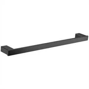 Suttor Towel Rail Single 750 Matte Black by null, a Towel Rails for sale on Style Sourcebook