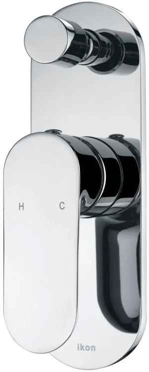 Logan Wall/Shower Mixer w Diverter Chrome by null, a Shower Heads & Mixers for sale on Style Sourcebook