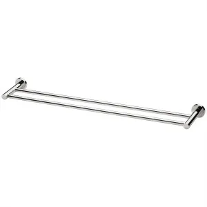 Radii Round Towel Rail Double 800 Chrome by null, a Towel Rails for sale on Style Sourcebook