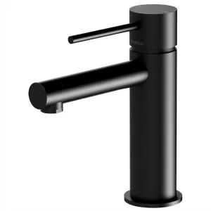Vivid Slimline Basin Mixer Matte Black by null, a Bathroom Taps & Mixers for sale on Style Sourcebook