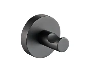 Goulburn Robe Hook Matte Black by null, a Shelves & Hooks for sale on Style Sourcebook