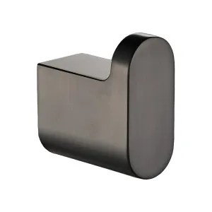 Flores Robe Hook Gun Metal by null, a Shelves & Hooks for sale on Style Sourcebook