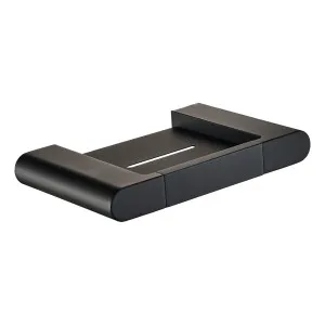 Flores Soap Dish Gun Metal by null, a Soap Dishes & Dispensers for sale on Style Sourcebook