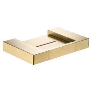 Ceram Soap Dish Brushed Gold by null, a Soap Dishes & Dispensers for sale on Style Sourcebook