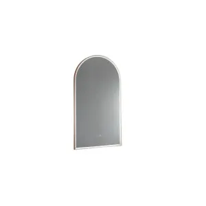 Arch LED Mirror 500X900 Rose Gold by null, a Illuminated Mirrors for sale on Style Sourcebook