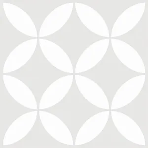 Flourish Petal Grey Textured Tile by null, a Outdoor Tiles & Pavers for sale on Style Sourcebook