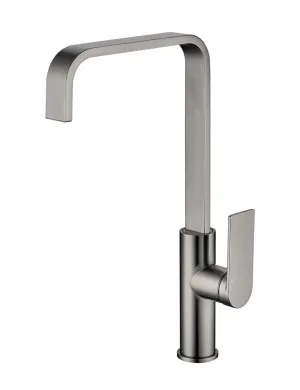 Ruki Sink Mixer Gooseneck 200 Gun Metal by null, a Kitchen Taps & Mixers for sale on Style Sourcebook