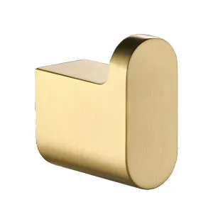 Flores Robe Hook Brushed Gold by null, a Shelves & Hooks for sale on Style Sourcebook