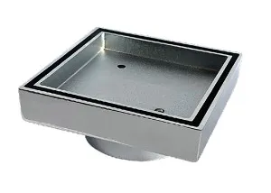 Roberts Tile Insert Chrome Brass 115x115x100mm by null, a Shower Grates & Drains for sale on Style Sourcebook