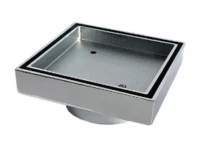 Roberts Tile Insert Matt Black 115x115x100mm by null, a Shower Grates & Drains for sale on Style Sourcebook