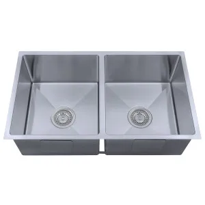 Marki Double Bowl NTH 760x440 Stainless Steel by null, a Basins for sale on Style Sourcebook