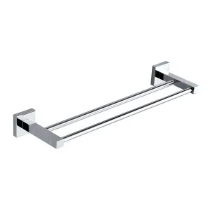 Marki Square Towel Rail Double 600 by null, a Towel Rails for sale on Style Sourcebook