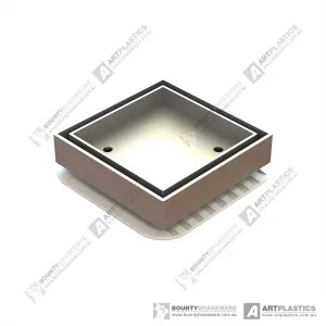 Art Bermuda Mflex Tile Ins 100x100x50mm Chrome by null, a Shower Grates & Drains for sale on Style Sourcebook