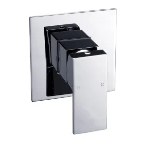 Marki Square Shower Mixer Chrome by null, a Laundry Taps for sale on Style Sourcebook