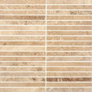 Travertine Noce Honed Mosaic by null, a Brick Look Tiles for sale on Style Sourcebook