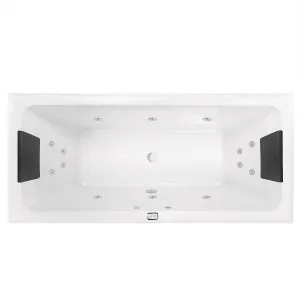 Elbrus Spa Bath Acrylic 1800 14 Jets Gloss White by null, a Bathtubs for sale on Style Sourcebook