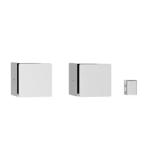 Misha Single Entry Shower Screen Fitting Kit Chrome by null, a Shower Screens & Enclosures for sale on Style Sourcebook