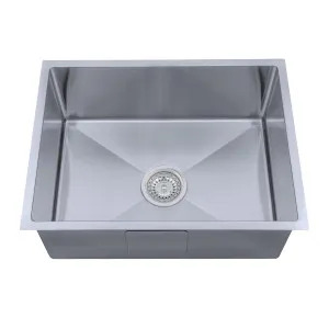Arial Single Sink NTH 580X440 Stainless Steel by null, a Kitchen Sinks for sale on Style Sourcebook