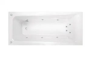 Merrica Spa Bath Acrylic 1665 10 Jets Gloss White by null, a Bathtubs for sale on Style Sourcebook