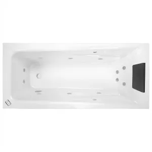 Merrica Spa Bath Acrylic 1525 12 Jets Gloss White by null, a Bathtubs for sale on Style Sourcebook