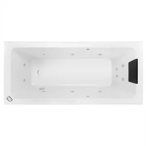 Suttor Spa Bath Acrylic 1670 12 Jets Gloss White by null, a Bathtubs for sale on Style Sourcebook