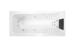 Merrica Spa Bath Acrylic 1653 16 Jets Gloss White by null, a Bathtubs for sale on Style Sourcebook