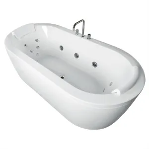 Bedarra Spa Bath Acrylic 1790 16 Jets Gloss White by null, a Bathtubs for sale on Style Sourcebook