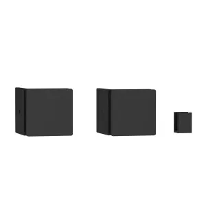Misha Single Entry Shower Screen Fitting Kit Matt Black by null, a Shower Screens & Enclosures for sale on Style Sourcebook
