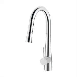 Round Sink Mixer Pull Out/Pull Down Gooseneck 234 Chrome by null, a Kitchen Taps & Mixers for sale on Style Sourcebook