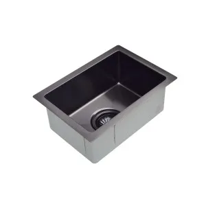Single Bowl Sink NTH 382x272 Gunmetal Black by null, a Kitchen Sinks for sale on Style Sourcebook