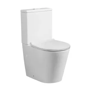 Fabrino Rimless Back To Wall Suite S&P Gloss White by null, a Toilets & Bidets for sale on Style Sourcebook