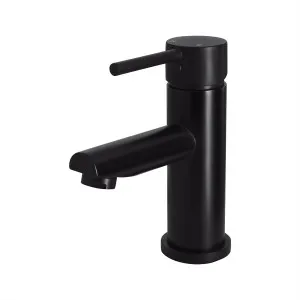Round Basin Mixer Matte Black by null, a Bathroom Taps & Mixers for sale on Style Sourcebook