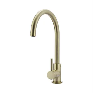 Round Sink Mixer Gooseneck 210 Tiger Bronze by null, a Kitchen Taps & Mixers for sale on Style Sourcebook